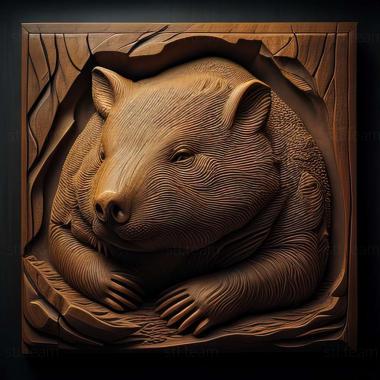 3D model Wombat (STL)